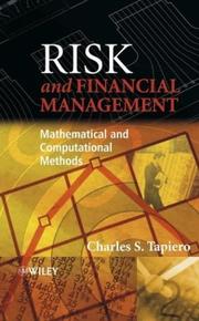 Front cover of Risk and Financial Management by Charles Tapiero