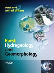 Front cover of Karst hydrogeology and geomorphology by Derek Ford