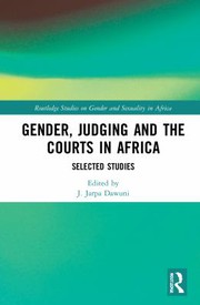 Front cover of Gender Judging and the Courts in Africa by Josephine Dawuni