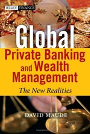 Front cover of Global Private Banking and Wealth Management by David Maude