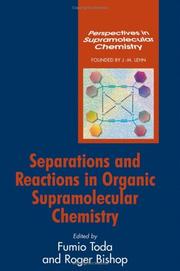 Front cover of Separations and reactions in organic supramolecular chemistry by Fumio Toda