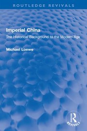 Cover of Imperial China by Michael Loewe