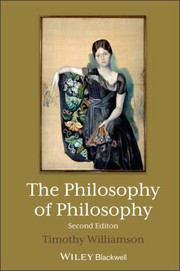 Front cover of The philosophy of philosophy by Timothy Williamson