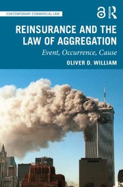 Front cover of Reinsurance and the Law of Aggregation by Oliver D. William
