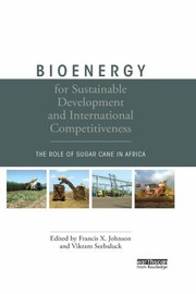 Front cover of Bioenergy for sustainable development and international competitiveness by Francis X. Johnson