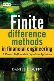 Cover of Finite Difference Methods in Financial Engineering by Daniel J. Duffy