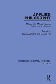 Cover of Applied philosophy by Brenda Almond