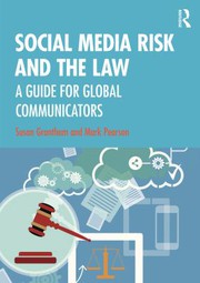 Front cover of Social Media Risk and the Law by Susan Grantham