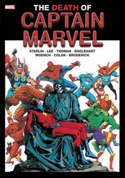 Front cover of Death of Captain Marvel Gallery Edition by Jim Starlin