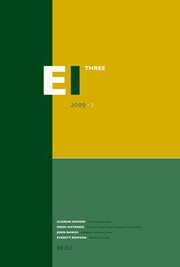 Front cover of Encyclopaedia of Islam Three 2009 by Marc Gaborieau
