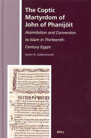 Front cover of The Coptic Martyrdom of John of Phanijoit by Jason R. Zaborowski