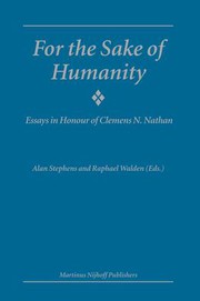 Front cover of For the sake of humanity by Clemens Neumann Nathan