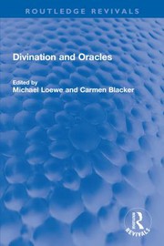 Cover of Divination and oracles by Michael Loewe