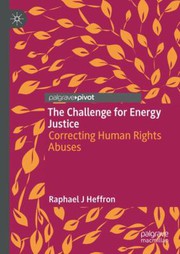 Front cover of Challenge for Energy Justice by Raphael Heffron