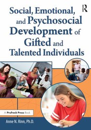 Front cover of Social, Emotional, and Psychosocial Development of Gifted and Talented Individuals by Anne Rinn
