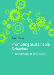 Cover of Promoting Sustainable Behaviour by Adam Corner