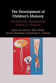 Cover of Development of Children's Memory by David F. Bjorklund