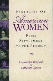 Front cover of Portraits of American Women by Catherine Clinton
