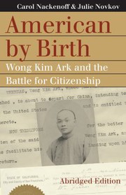 Cover of American by Birth by Carl Nackenoff