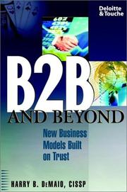 Cover of B2B and Beyond by Harry B. Demaio