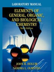 Cover of Elements of General and Biological Chemistry, Laboratory Manual by John R. Holum