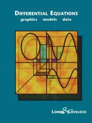 Cover of Differential equations by David Lomen