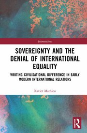 Front cover of Sovereignty and the Denial of International Equality by Xavier Mathieu