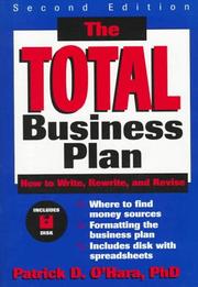 Cover of The total business plan by Patrick D. O'Hara