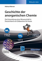 Front cover of Geschichte der Anorganischen Chemie by Helmut Werner