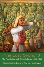 Cover of Lost Orchard by Mustafa Kabha