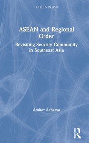 Front cover of Asean and Regional Order by Amitav Acharya