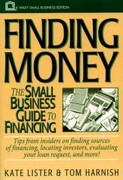 Cover of Finding money by Kate Lister