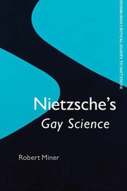 Front cover of Nietzsche's the Gay Science by Robert Miner