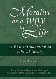 Cover of Morality as a way of life by E. M. Conradie