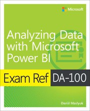 Cover of Exam Ref DA-100 Analyzing Data with Microsoft Power BI by Daniil Maslyuk