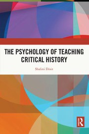 Front cover of Psychology of Teaching Critical History by Shalini Dixit