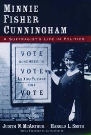 Front cover of Minnie Fisher Cunningham by Judith N. McArthur