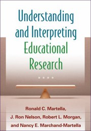Cover of Understanding and Interpreting Educational Research by Ronald C. Martella