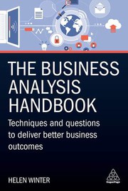 Cover of Business Analysis Handbook by Helen Winter