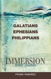 Cover of Galatians, Ephesians, Philippians by Frank Ramirez