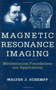 Cover of Magnetic resonance imaging by W. Schempp