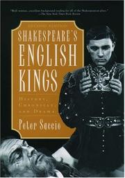 Front cover of Shakespeare's English kings by Peter Saccio