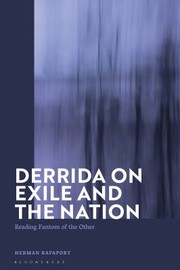 Cover of Derrida on Exile and the Nation by Herman Rapaport