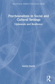 Front cover of Psychoanalysis in Social and Cultural Settings by Sverre Varvin