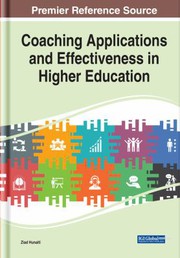 Front cover of Coaching Applications and Effectiveness in Higher Education by Ziad Hunaiti