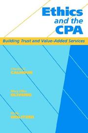 Front cover of Ethics and the CPA by Charles H. Calhoun
