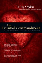 Cover of The essential commandment by Greg Ogden