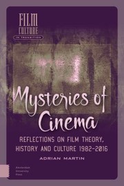 Cover of Mysteries of Cinema by Adrian Martin