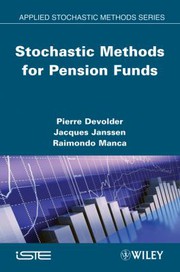 Cover of Stochastic methods for pension funds by Pierre Devolder