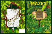 Front cover of Maze Puzzle Book by The SunDial LLC
